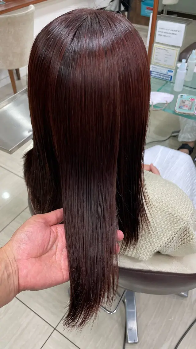 セミロング カラー ブリーチ ケアブリーチ 透明感カラー ダブルカラー ハイライトカラー ヘアカラー 牧野恭平 【★酸性縮毛矯正★】のヘアスタイル