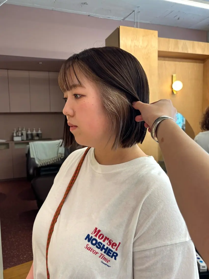 カラー ヘアカラー pazu🪡 透明感カラー⟡.·のヘアスタイル