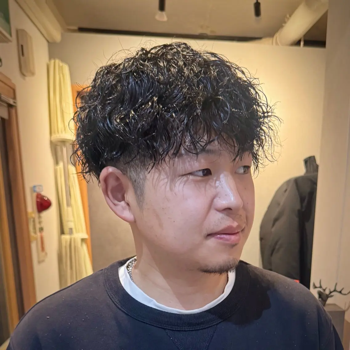 ショート パーマ メンズ メンズパーマ ツイストスパイラルパーマ スパイラルパーマ カット パーマ 立川メンズカット/ メンズパーマ💈三上のヘアスタイル