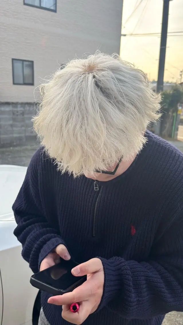 メンズ ヘアカラー 鈴木 涼太のヘアスタイル
