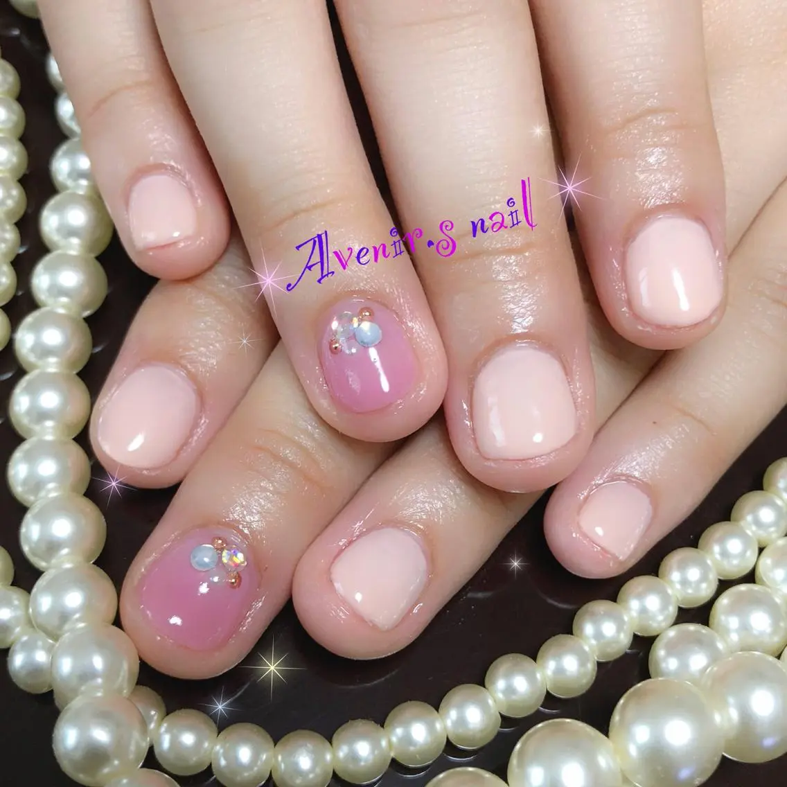 ネイル ショートネイル Home Salon Avenir.のネイルデザイン