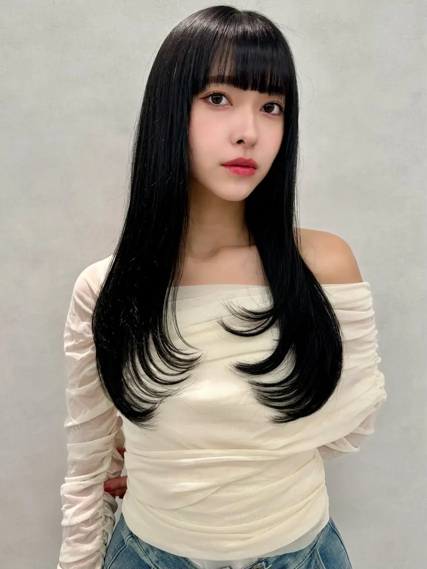 ロング カラー ﾘｵ艶髪️🫧 透明感カラー🦋のヘアスタイル