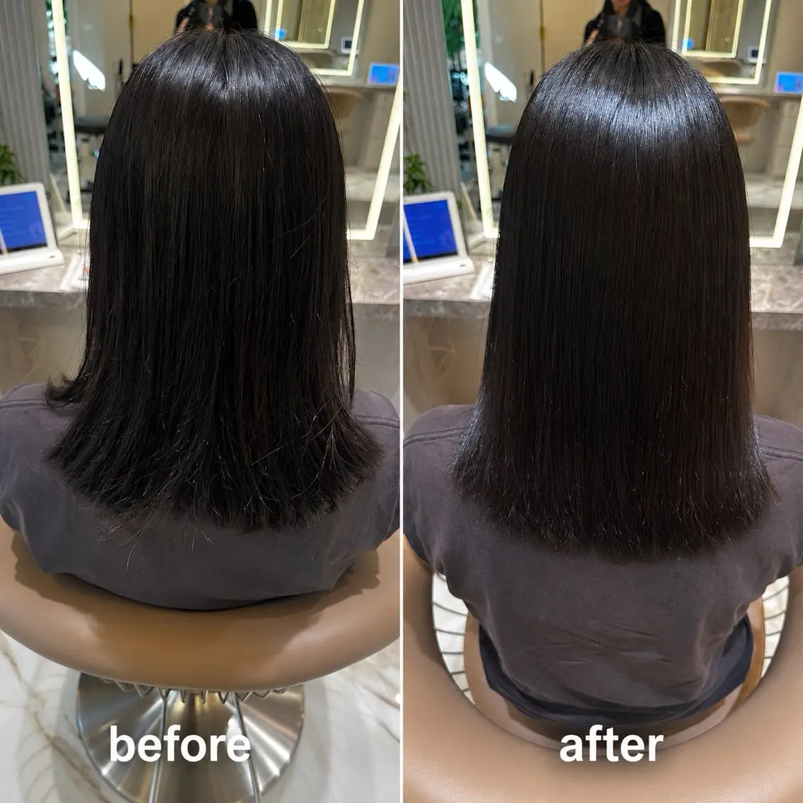ミディアム トリートメント 清楚ギャルの女王👑 めい🩶🩶のヘアスタイル