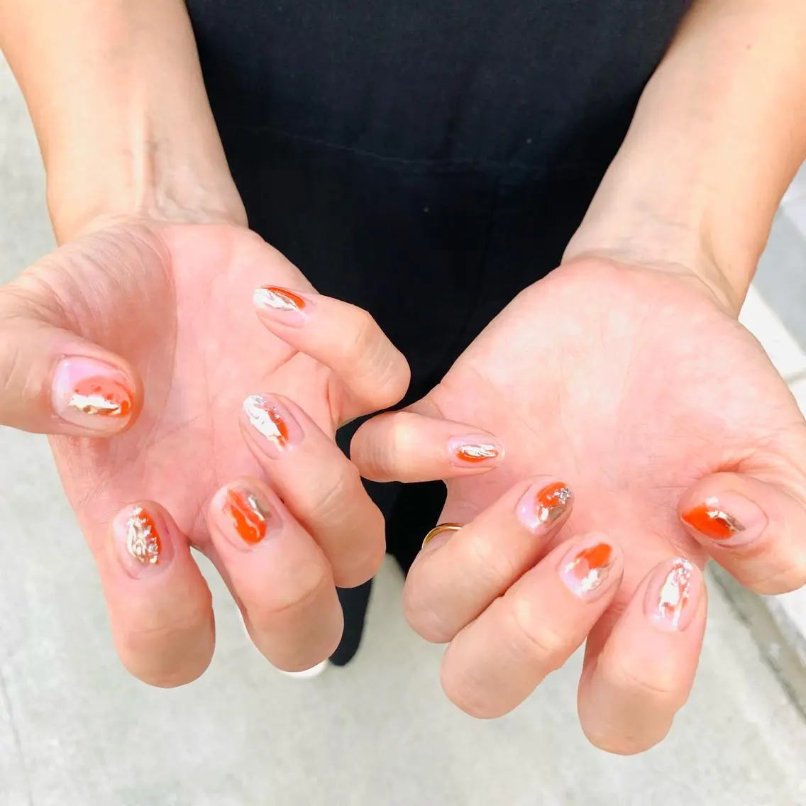 ネイル ニュアンスネイル Briwa✨nail 💅enoi ❤︎のネイルデザイン