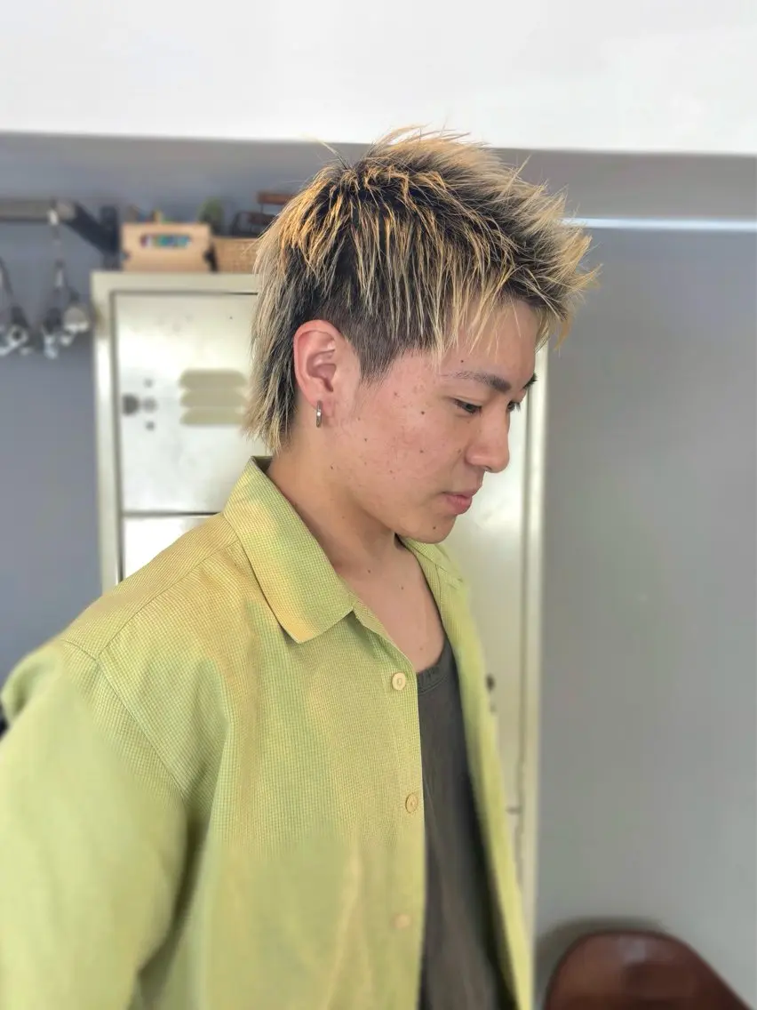 メンズ カット ヘアカラー トリートメント 髪質改善/ヘアケア coiiはしもとはなのヘアスタイル