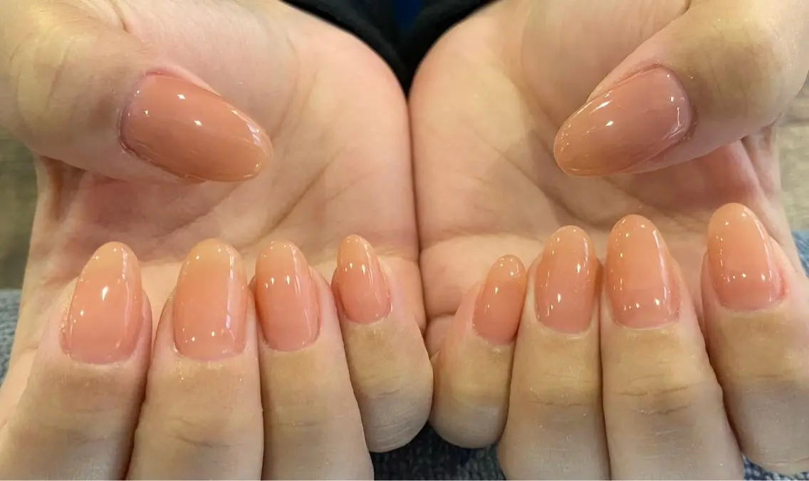 ネイル ワンカラーネイル ハンドネイル Cleo伏見店🌿 Momokaのネイルデザイン