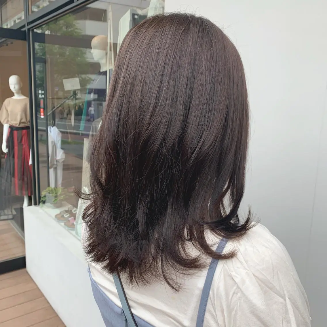 ミディアム レイヤーカット カット トリートメント hubhair レイヤー/透明感のヘアスタイル