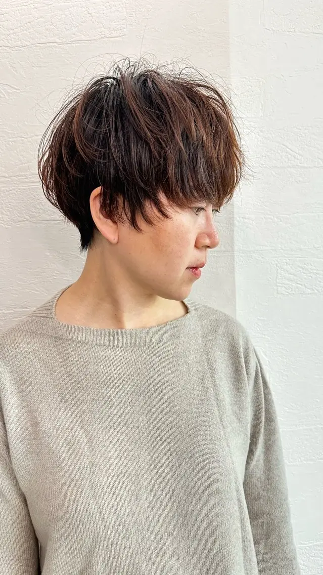 ショート パーマ ✂️大人のデザイン vivid✂️のヘアスタイル