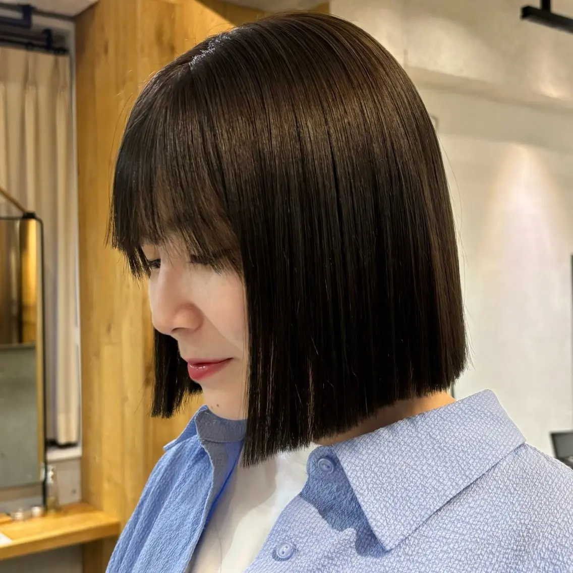 ショート 盛れる透明感カラー momokaのヘアスタイル