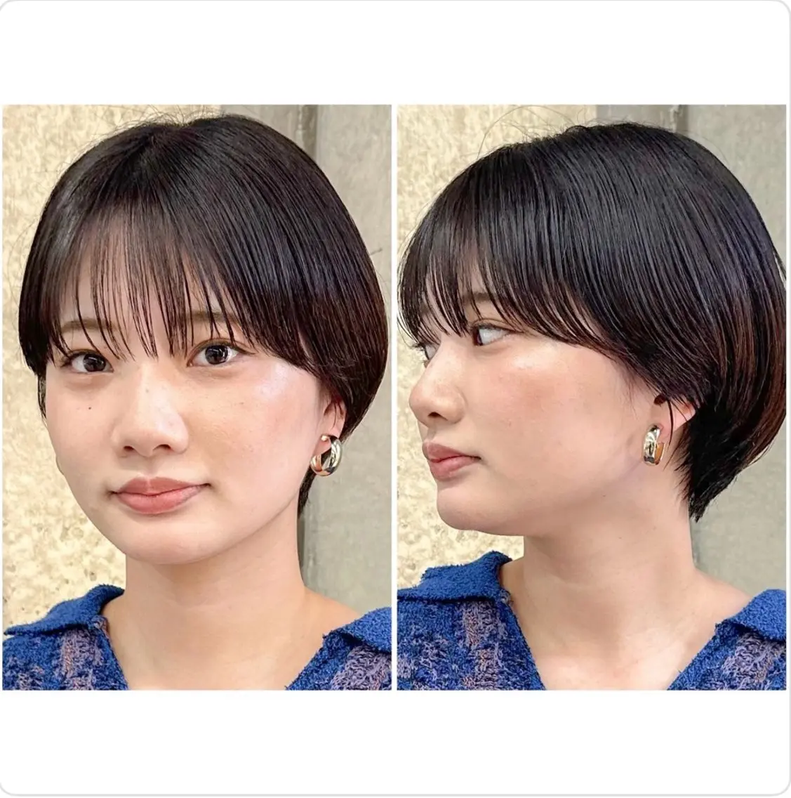 ショート 骨格補正ショート FILMSりくのヘアスタイル