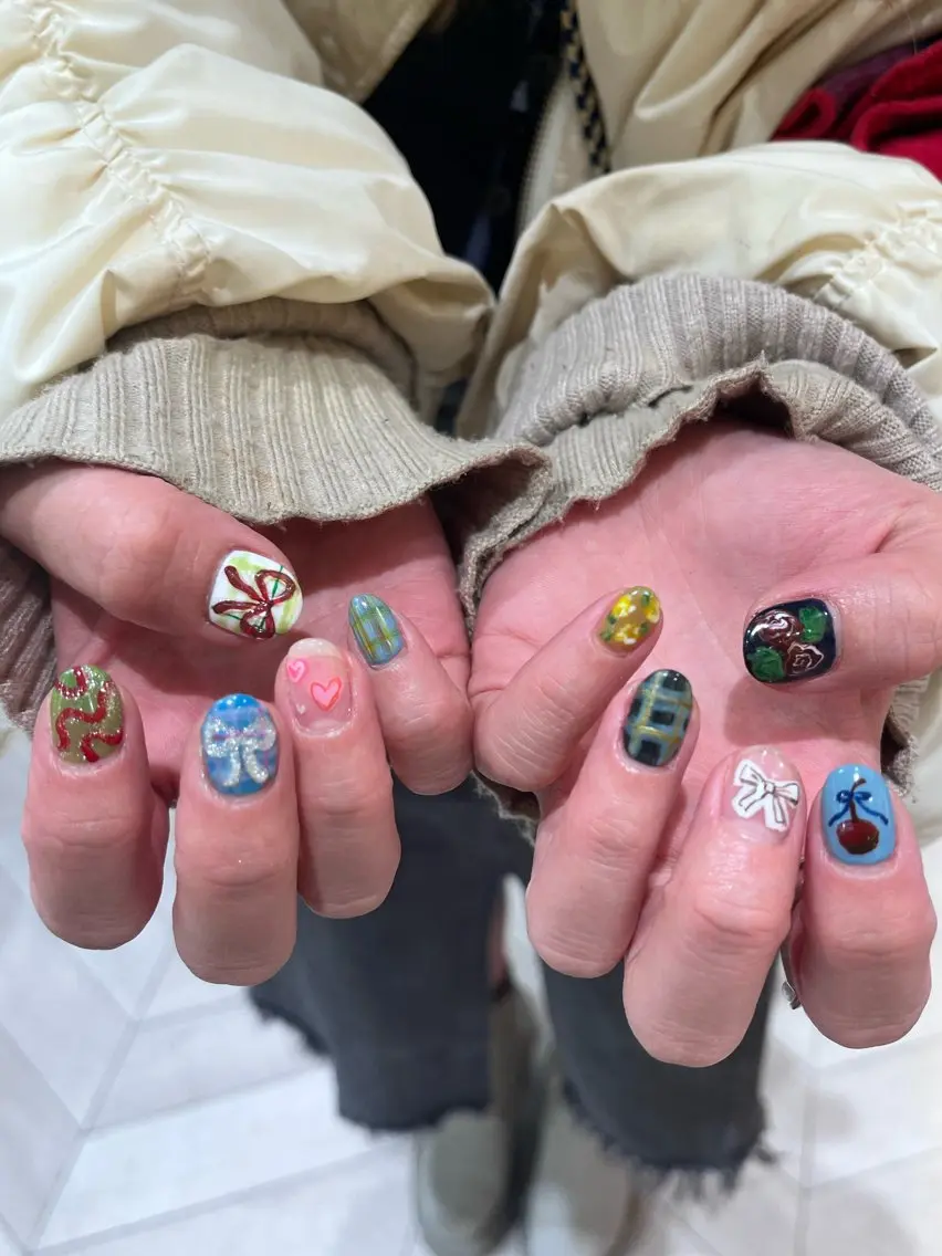 ネイル ハンドネイル ∴Sanae. ∴ トータルビューティーのマツエク・マツパデザイン