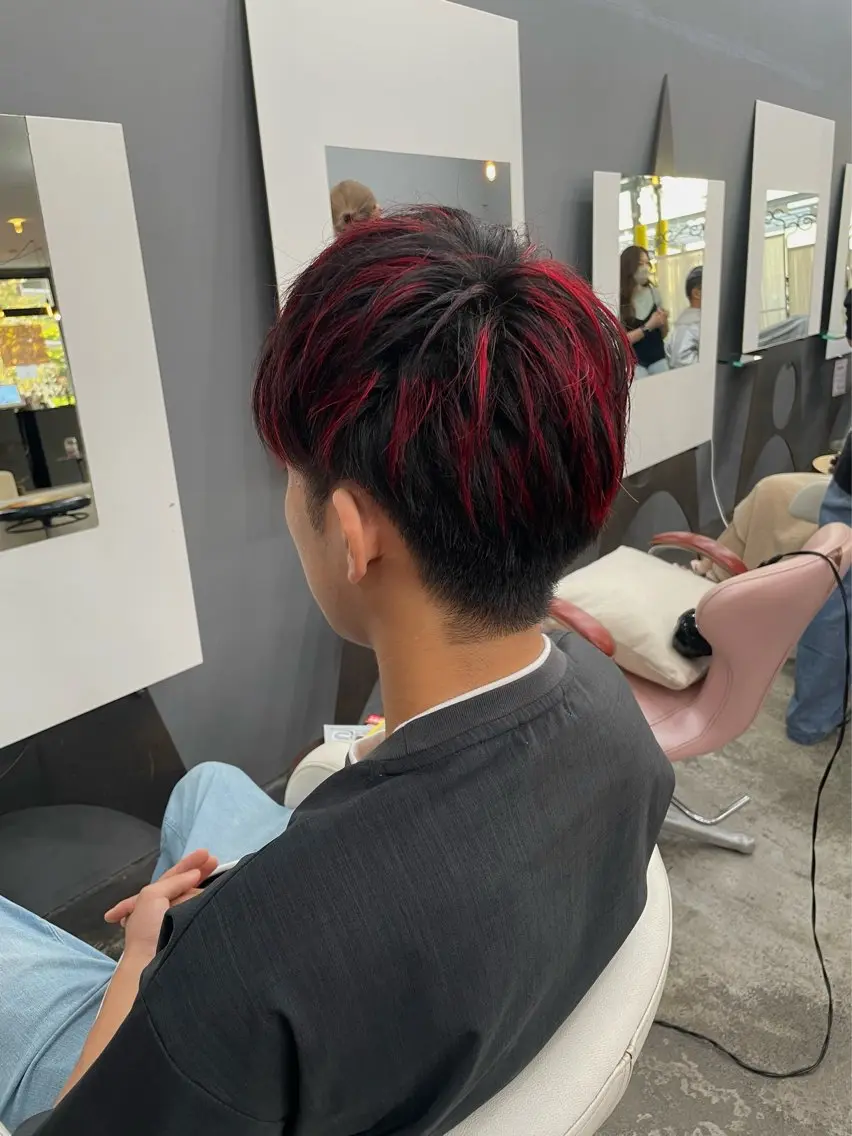 メンズ メンズハイライト 川面 夕華のヘアスタイル