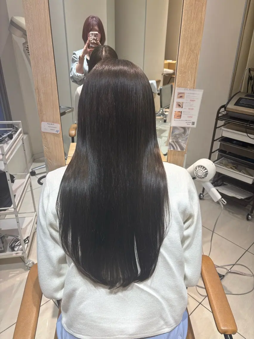 ロング カラー カット ヘアカラー トリートメント PROGRESS☆ Hoshina*のヘアスタイル