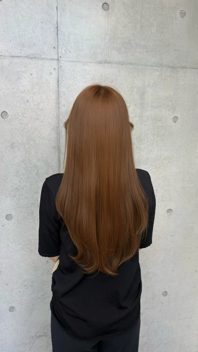 ロング カラー パーマ ヘアアレンジ メンズ 赤み消し艶カラー/美 髪☘️Reika☘️のヘアスタイル