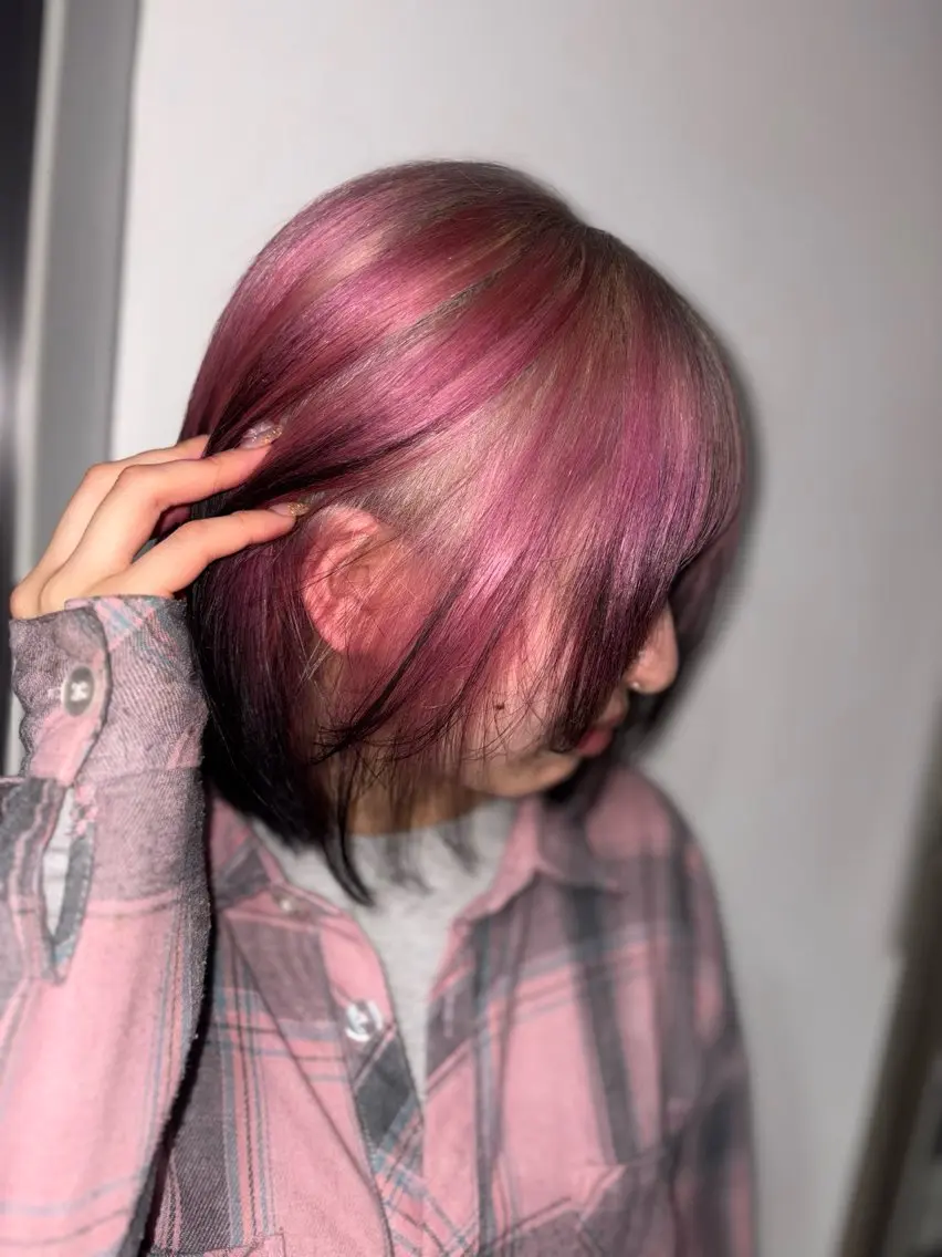 ショート ヘアカラー 横浜lapis amaneのヘアスタイル