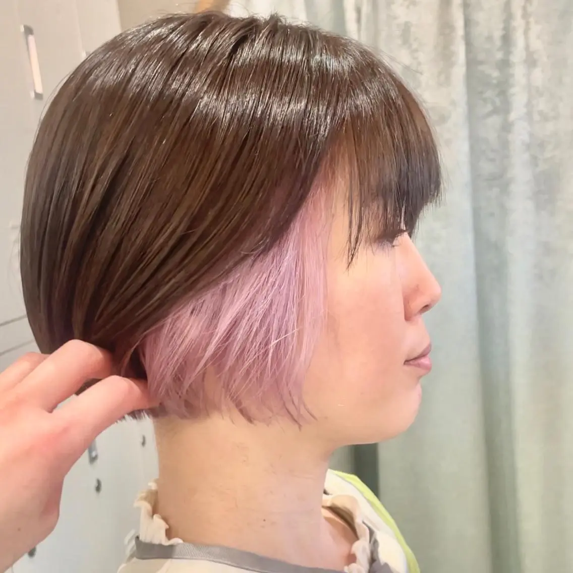 ショート カラー カット ヘアカラー トリートメント 縮毛/レイヤー 韓国/橋口のヘアスタイル