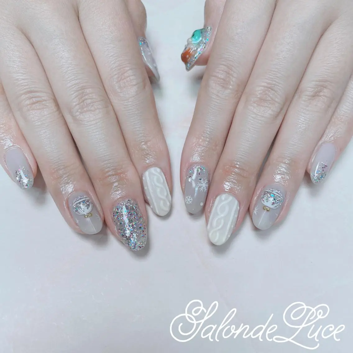 ネイル 冬ネイル Salon de Luceのネイルデザイン