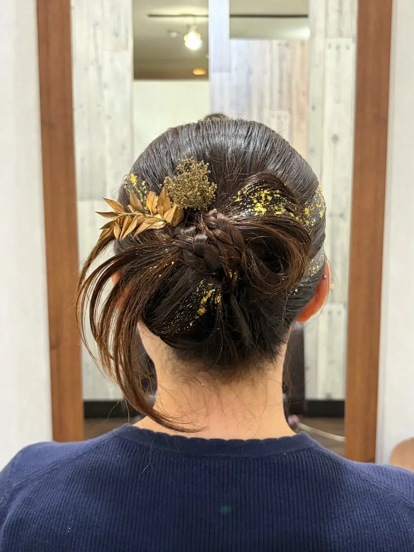 セミロング ヘアアレンジ カラーモデル募集 ☘️もえな☘️のヘアスタイル
