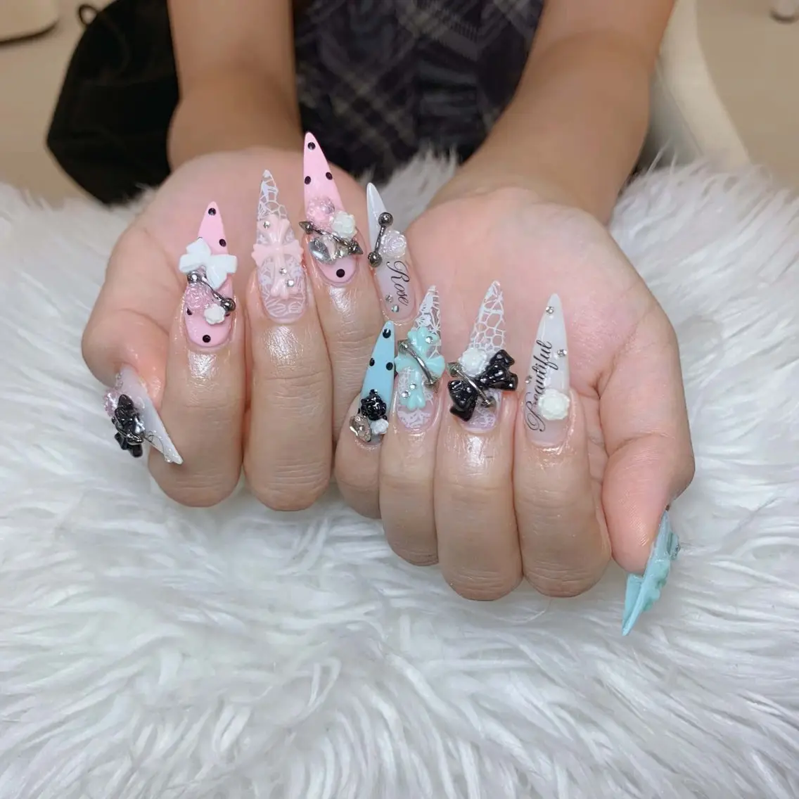 ネイル ハンドネイル ANH NAIL ゴテゴテ専門店💎のネイルデザイン