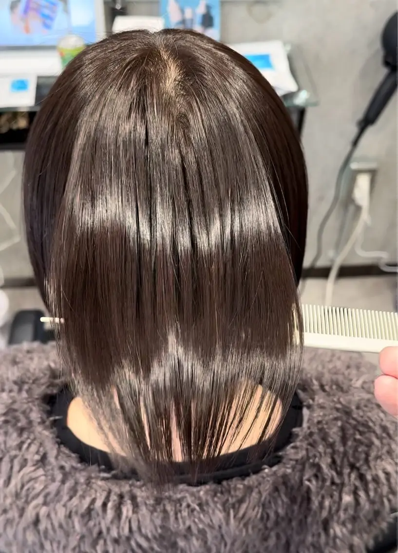 ショート ドライ カット✂️髪質改善のヘアスタイル