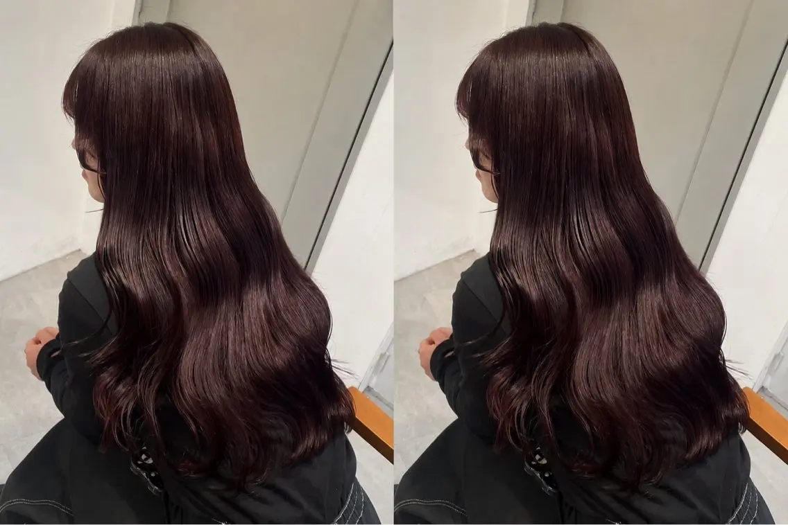 ロング ヘアカラー Rinka🌷🩶 グレージュカラー🫧のヘアスタイル