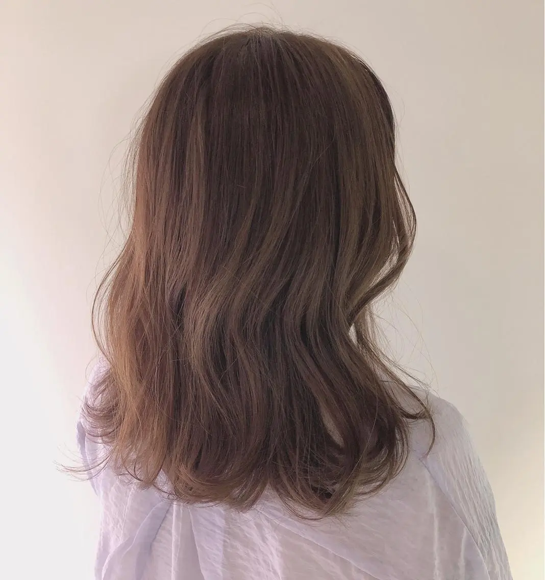 ミディアム カラー カット ヘアカラー トリートメント 🍊新宿南口🍊 ERINAのヘアスタイル