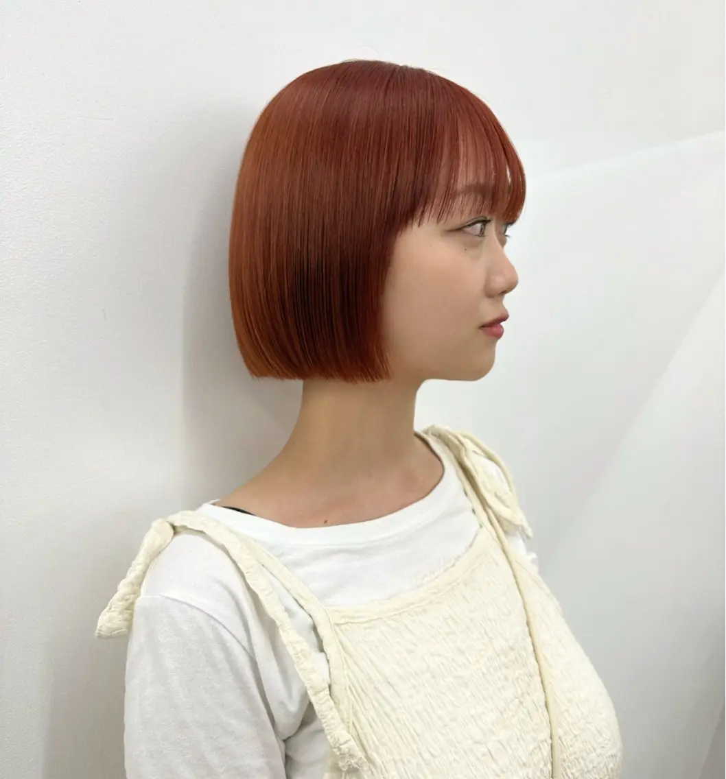 ショート カラー 顔まわりカット/艶髪 カラー✨けいとのヘアスタイル