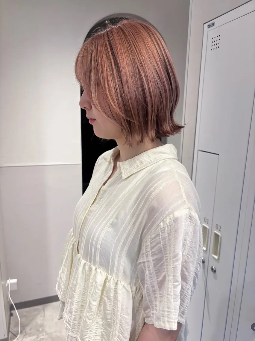 ショート カラー ヘアカラー なぎ🌿.∘[ボブ, ニュアンスカラー]のヘアスタイル