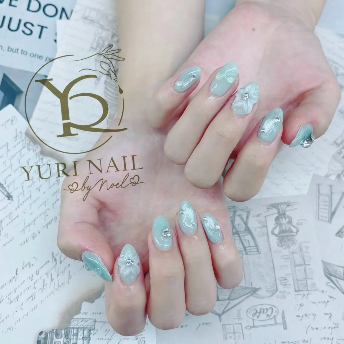 ネイル チークネイル フットネイル フレンチネイル グラデーション キラキラネイル ハンドネイル フットネイル ハンドケア YURI Nail Funabashiのネイルデザイン