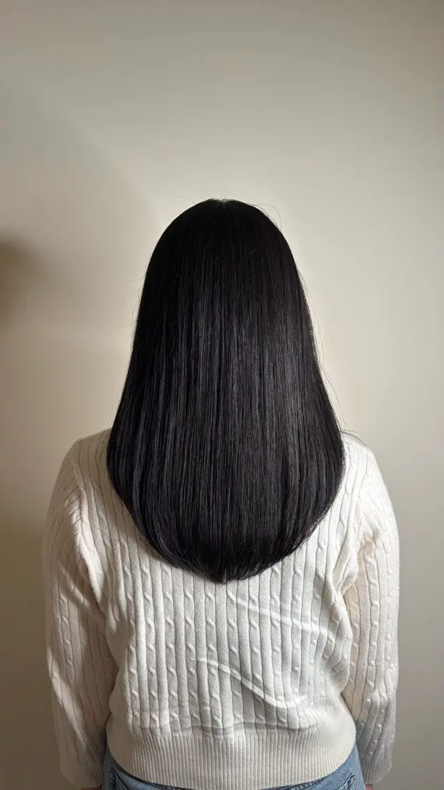 セミロング 福井 伶菜のヘアスタイル