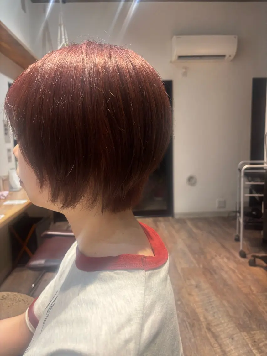 ショート カラー ショートヘア 湘南台/ハイライト /レイヤーカットのヘアスタイル