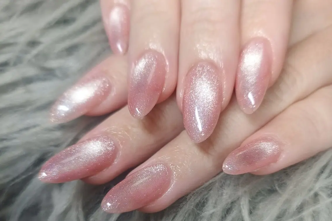 ピンク好き必見❣️プルっ桃𝐦𝐚𝐠𝐧𝐞𝐭🍑全6色♡ワンカラー💅🏻の写真