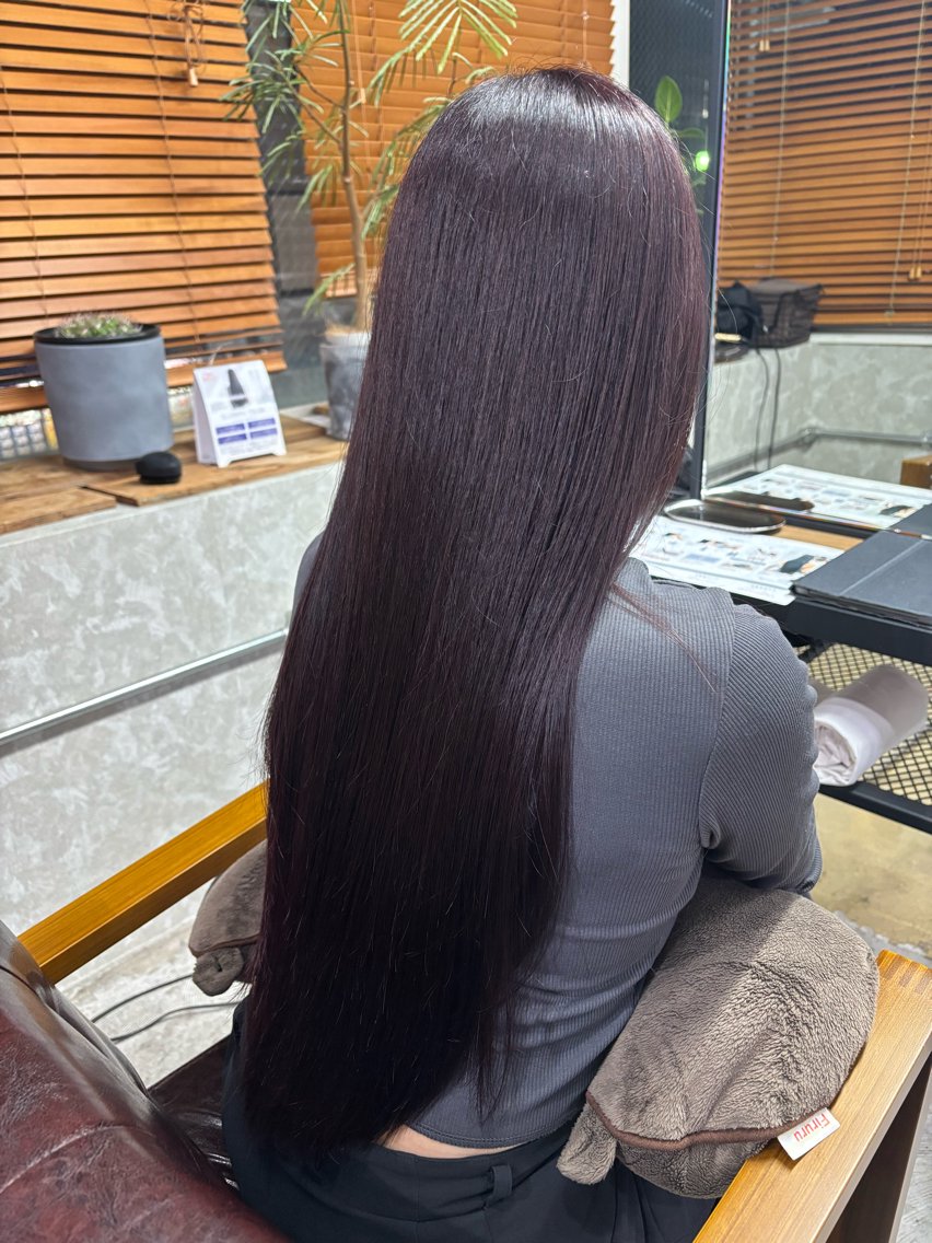 ロング ヘアカラー トリートメント 髪質改善/縮毛矯正✨ 小宮拓海のヘアスタイル