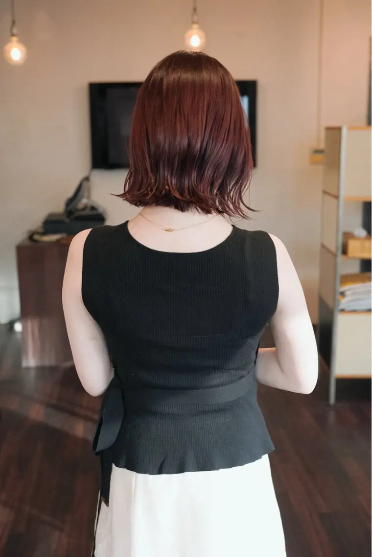 ミディアム カラー 千葉 慎也のヘアスタイル
