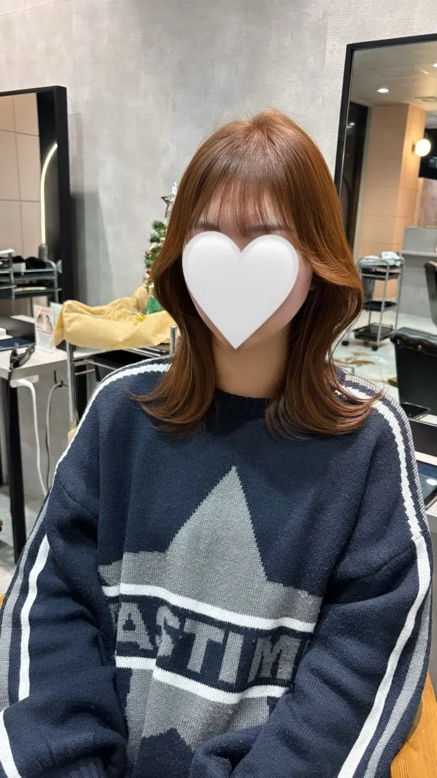 カラー ベージュカラー 大橋 彩香のヘアスタイル