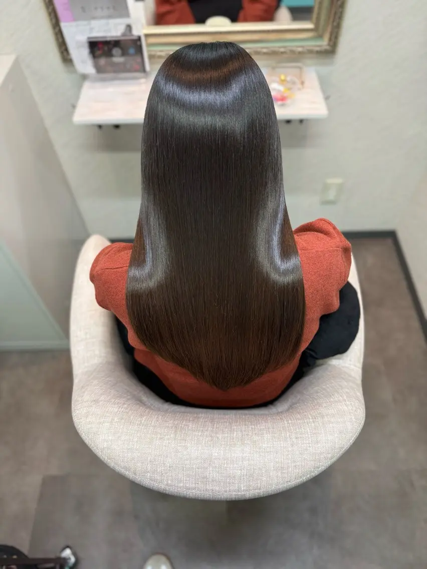 ロング トリートメント ヘッドスパ 髪質改善/縮毛矯正 アンナ🍊のヘアスタイル