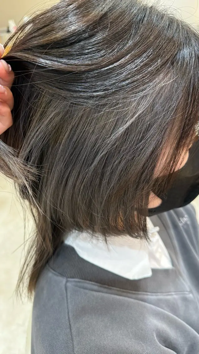 カラー ブリーチ ゆんな/清潔感ｶｯﾄ 透明感ｶﾗｰ🥯のヘアスタイル