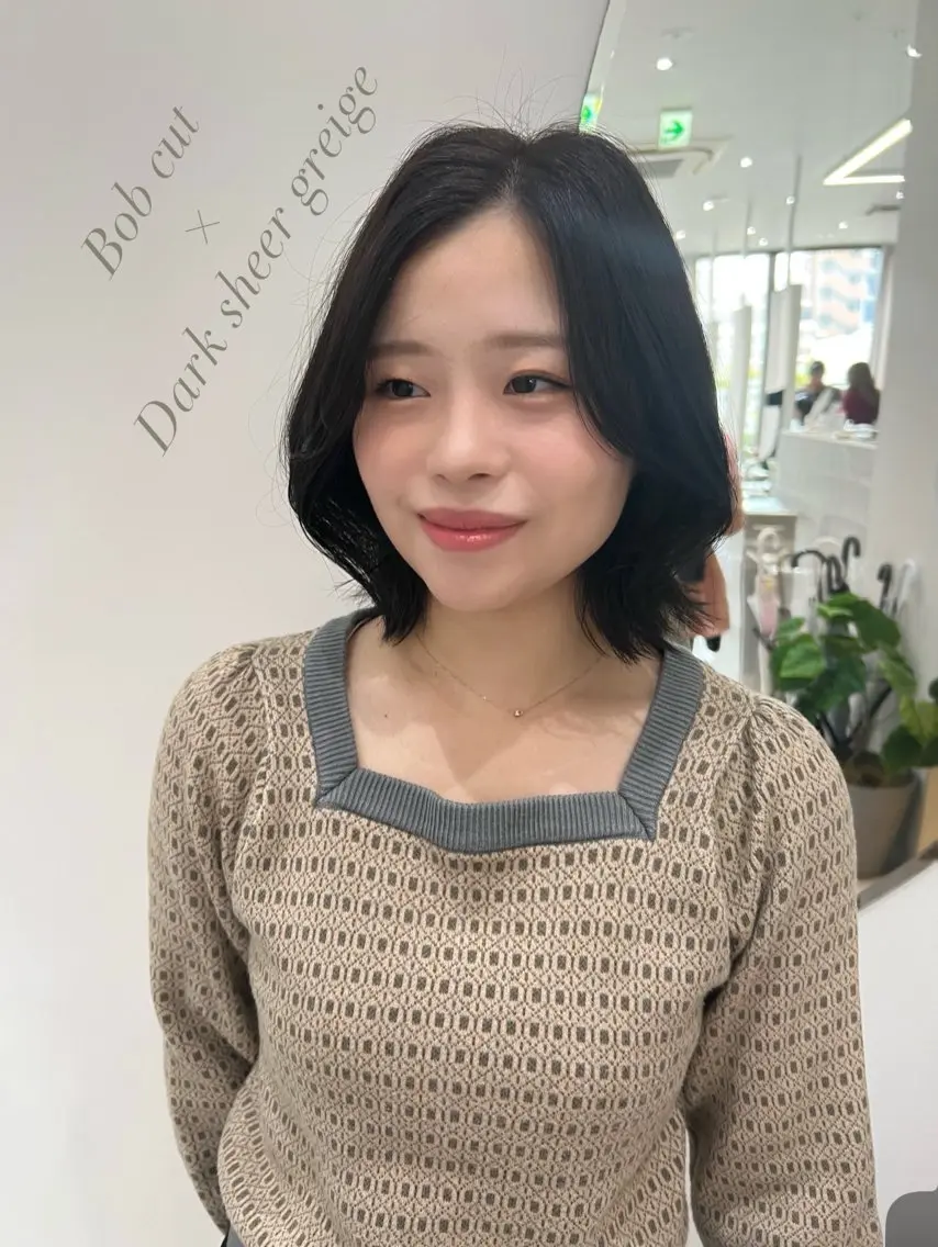 ショート 透明感カラー🍃 レイヤースタイル✨葵のヘアスタイル