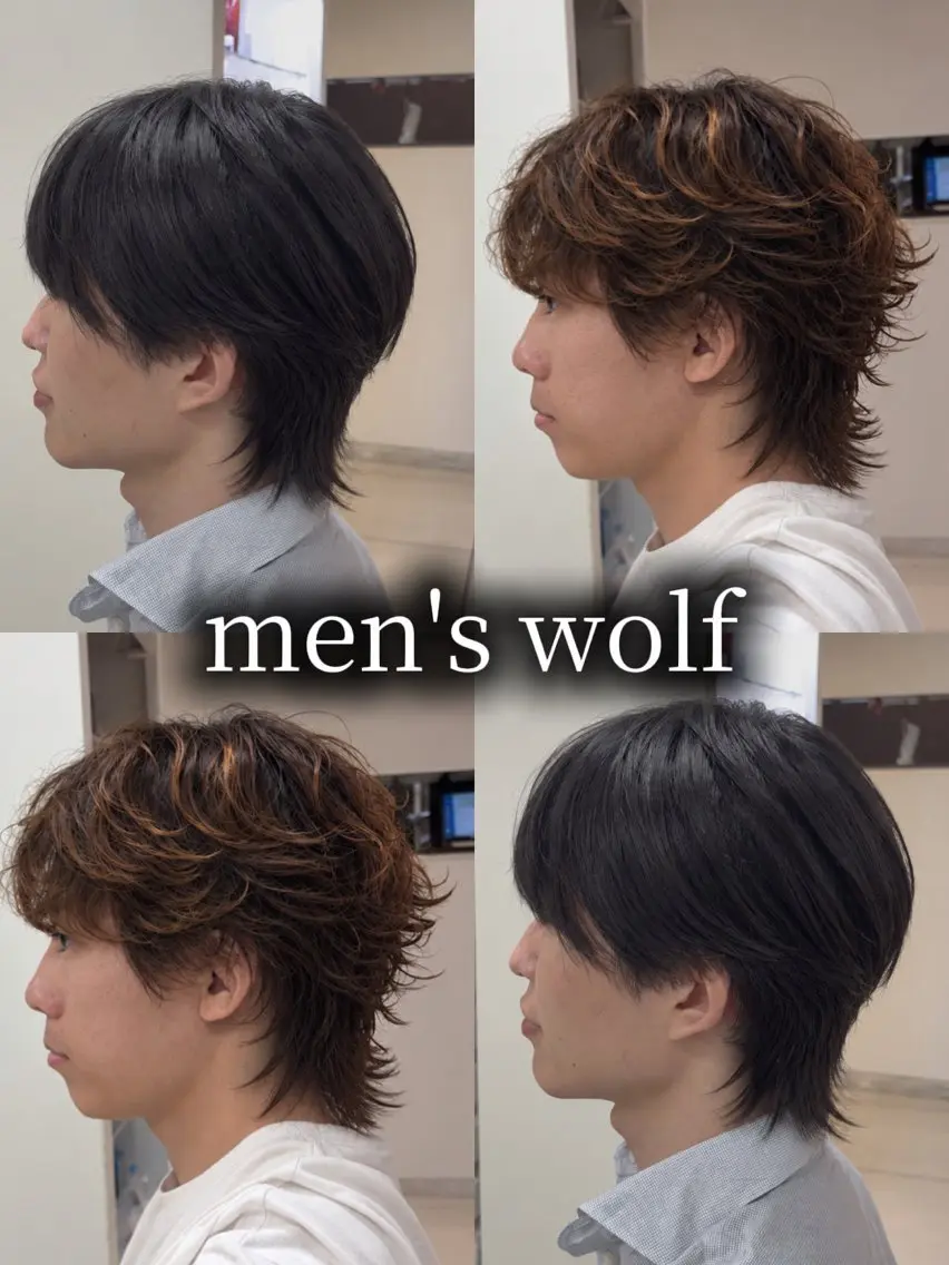ショート メンズ カット 【盛れウルフ/ レイヤー】🖤ゆまののヘアスタイル