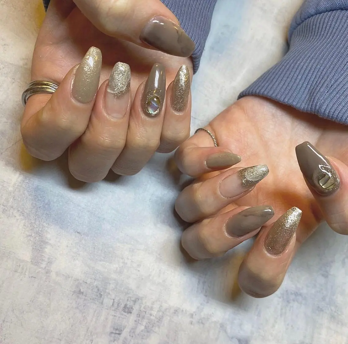 ネイル ニュアンスネイル nail salon granveilのネイルデザイン