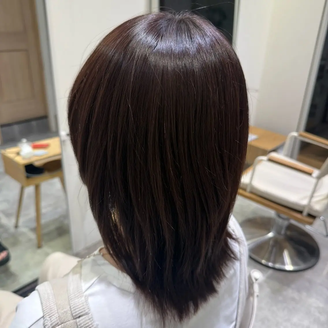 カラー ヘアカラー トリートメント 坪川 和歌のヘアスタイル