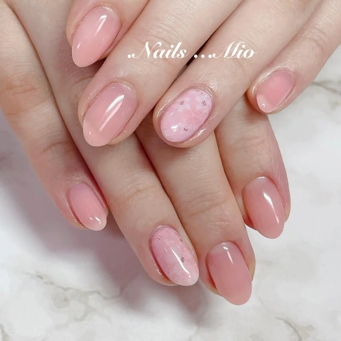 ネイル アートネイル ワンカラーネイル .Nails Mio 赤羽西ネイルサロンのネイルデザイン