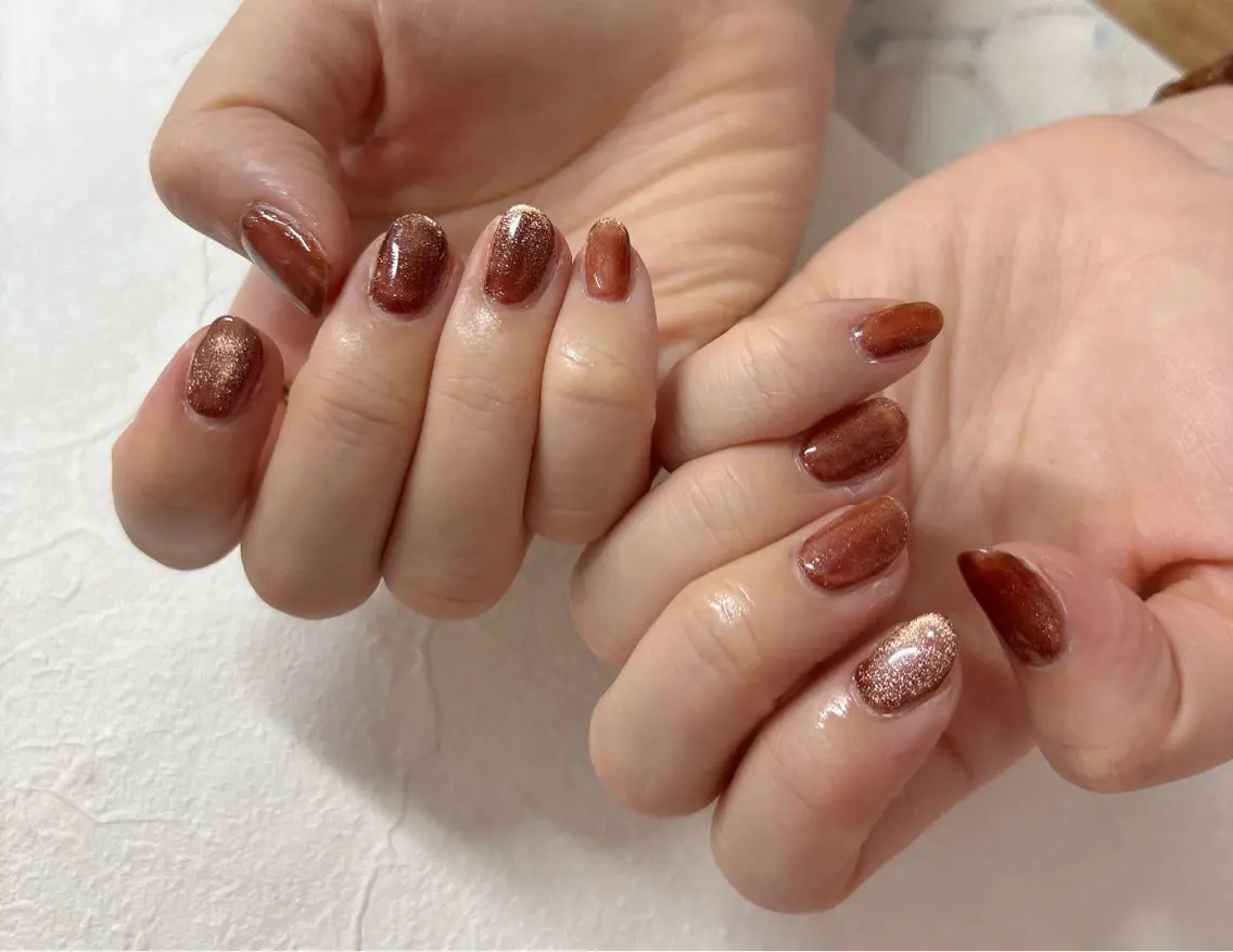 ネイル オーロラネイル フットネイル フレンチネイル ジェルネイル 韓国ネイル mogunail &blowのネイルデザイン
