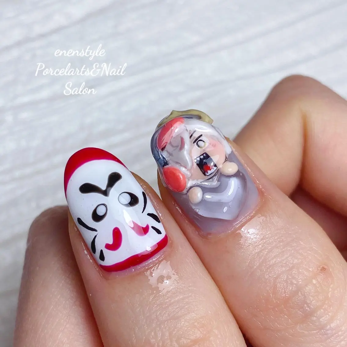 ミディアム ネイル 🐾enen style 🐾のネイルデザイン
