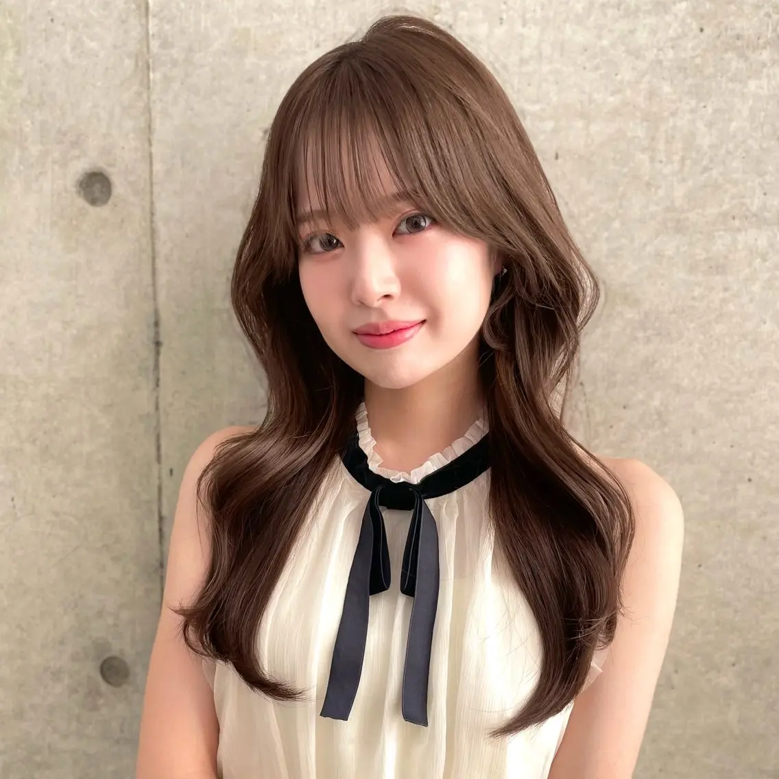 ロング カラー カット ヘアカラー トリートメント 韓国ヘア🇰🇷 レイヤー/芝春樹のヘアスタイル