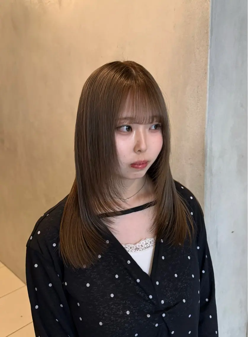 セミロング ヘアカラー 久村 泰生のヘアスタイル