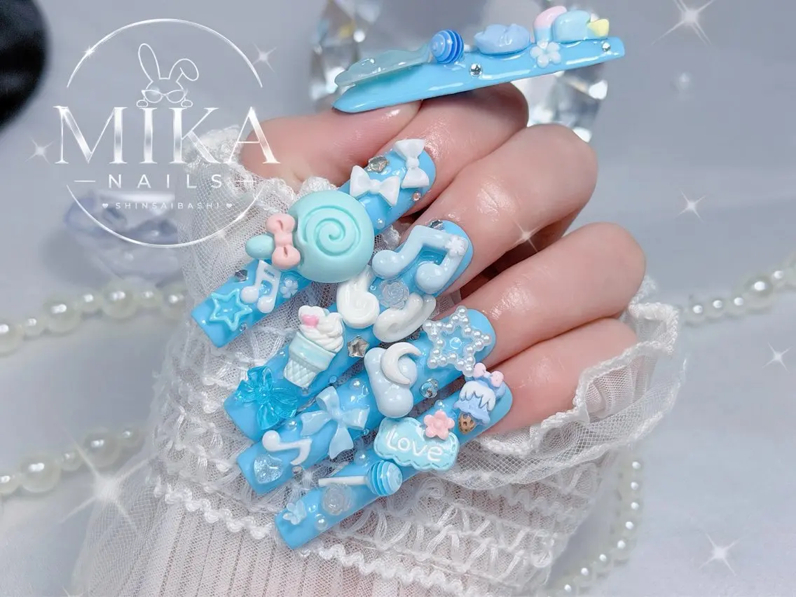 ネイル アートネイル チークネイル ドット フットネイル フレンチネイル ハンドネイル 🌷Luna Mika🌷のネイルデザイン