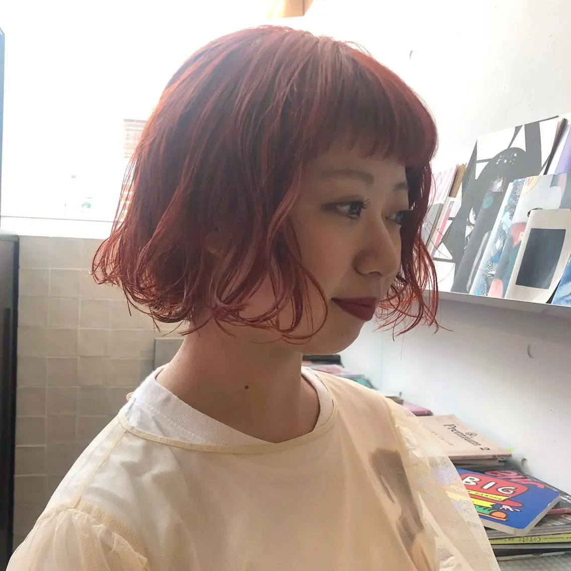 ショート カラー カット ヘアカラー eri kinjoのヘアスタイル