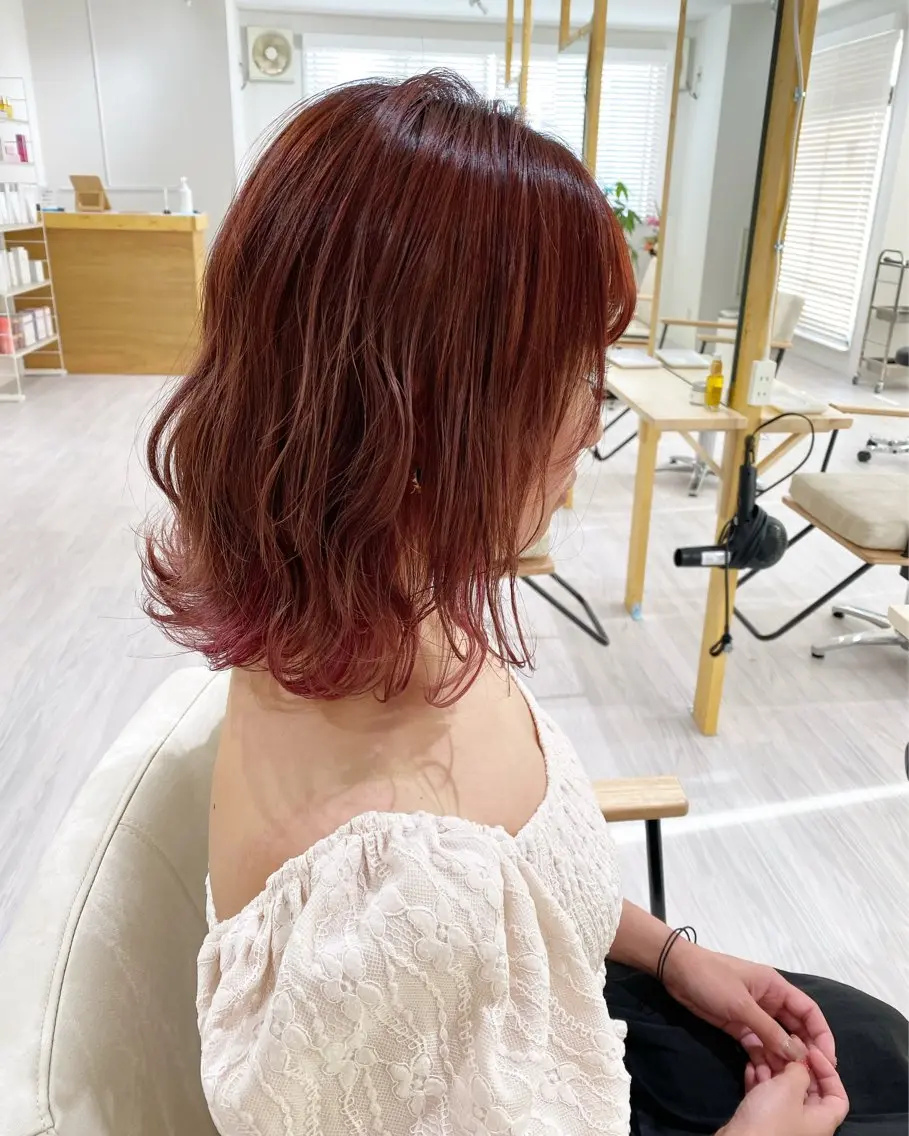 ミディアム カラー Rico. 海優🍀のヘアスタイル