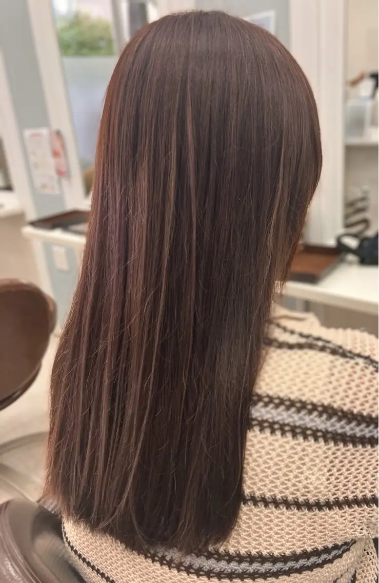 ロング カラー ベージュカラー ピンクカラー ヘアカラー 🫧艶カラー osawa🐳🫧のヘアスタイル